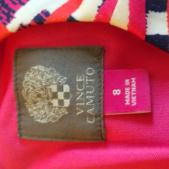 Geometric Print Pink Dress - Picture 2 of 4